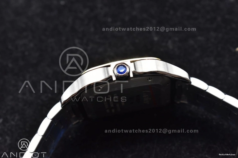 Dial 1:1 SmartLinks Contemporary 40mm White 1053 V Best on SS YG Bracelet MIYOTA 9015 BVF SS Edition Cartier YG Santos de 0122